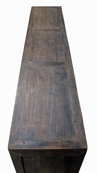 Vintage Distressed Reclaimed Wood Sideboard Cabinet 26 - Dyag East