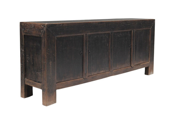 Vintage Distressed Reclaimed Wood Sideboard Cabinet 27 - Dyag East