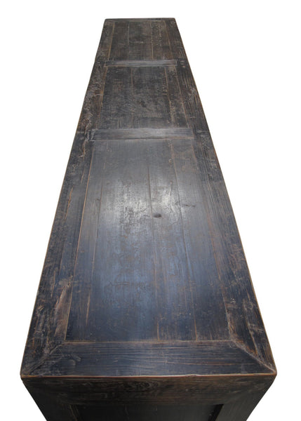 Vintage Distressed Reclaimed Wood Sideboard Cabinet 27 - Dyag East