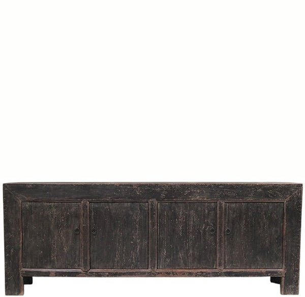 Vintage Distressed Reclaimed Wood Sideboard Cabinet 28 - Dyag East