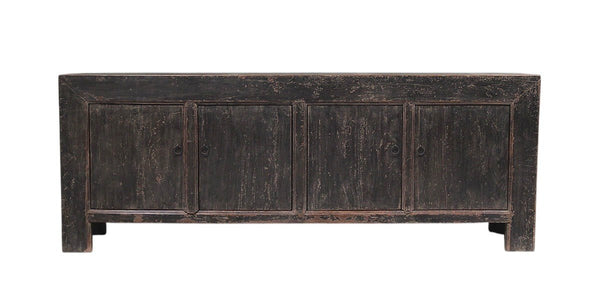 Vintage Distressed Reclaimed Wood Sideboard Cabinet 28 - Dyag East