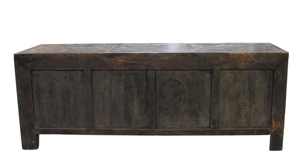 Vintage Distressed Reclaimed Wood Sideboard Cabinet 28 - Dyag East