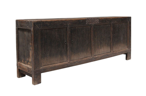 Vintage Hand Made Black Reclaimed Wood Sideboard 29 - Dyag East
