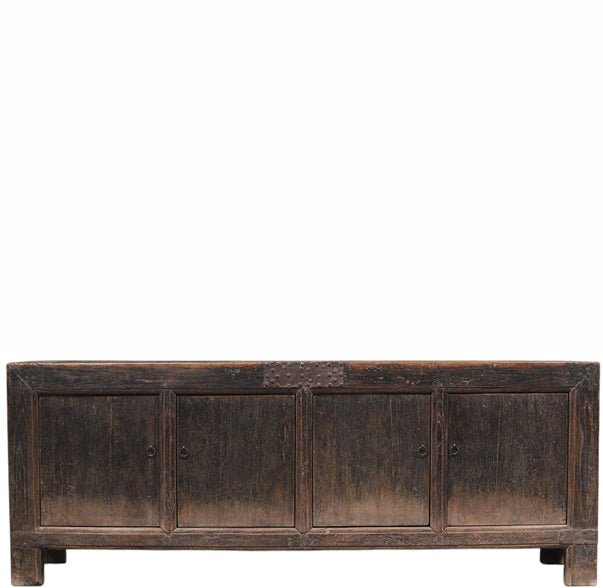 Vintage Hand Made Black Reclaimed Wood Sideboard 29 - Dyag East