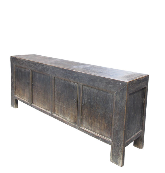 Vintage Hand Made Reclaimed Elm Sideboard Cabinet 32 - Dyag East