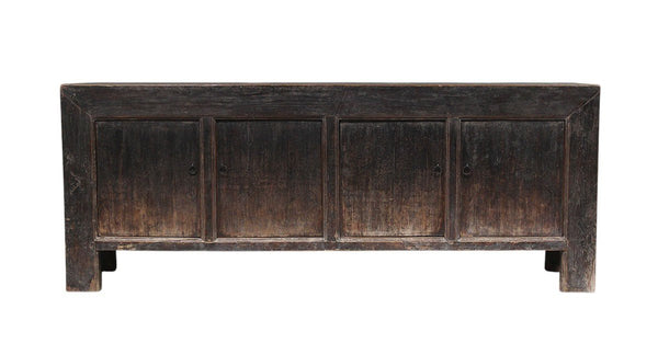Vintage Hand Made Reclaimed Elm Sideboard Cabinet 32 - Dyag East