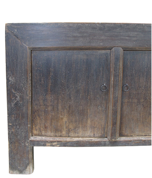 Vintage Hand Made Reclaimed Elm Sideboard Cabinet 32 - Dyag East