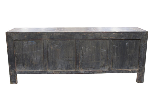 Vintage Hand Made Reclaimed Elm Sideboard Cabinet 32 - Dyag East