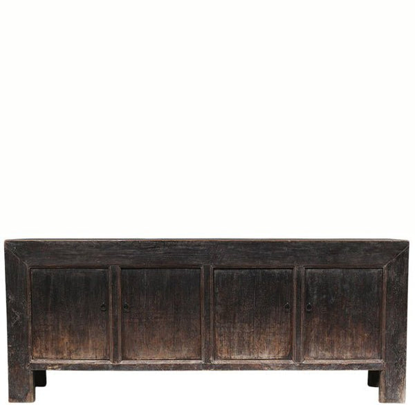 Vintage Hand Made Reclaimed Elm Sideboard Cabinet 32 - Dyag East