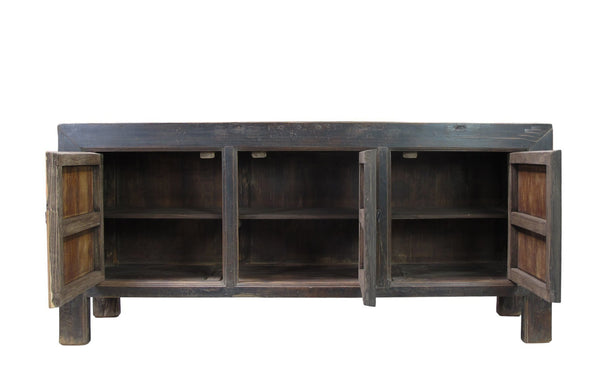 Vintage Hand Made Reclaimed Wood Sideboard Cabinet 31 - Dyag East