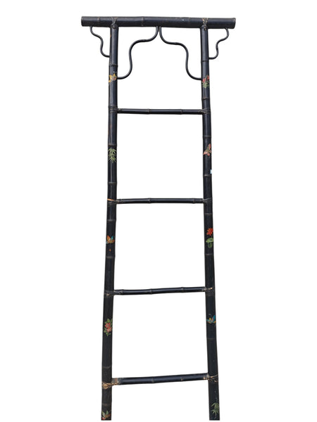 Vintage Hand-Painted Bamboo Ladders - Dyag East