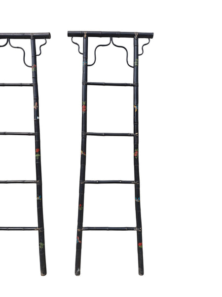Vintage Hand-Painted Bamboo Ladders - Dyag East