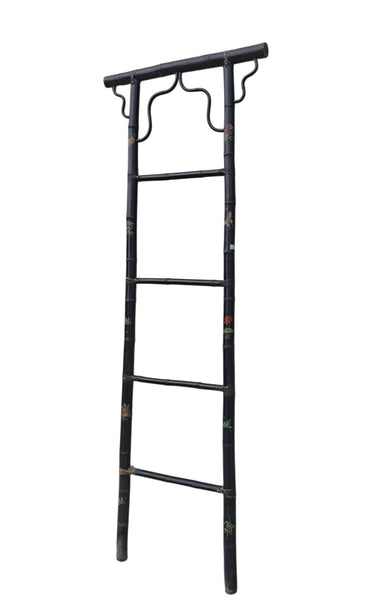 Vintage Hand-Painted Bamboo Ladders - Dyag East