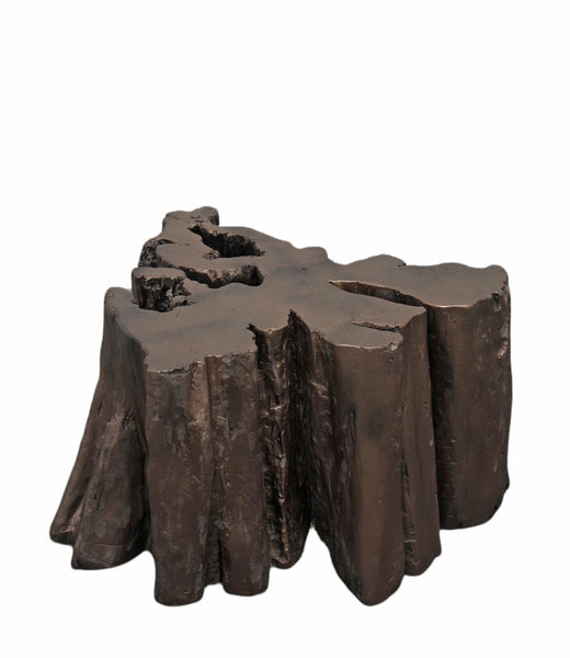Z - Copper Brown Free Form Teak Root Sculpture Coffee Table 1 - Dyag East