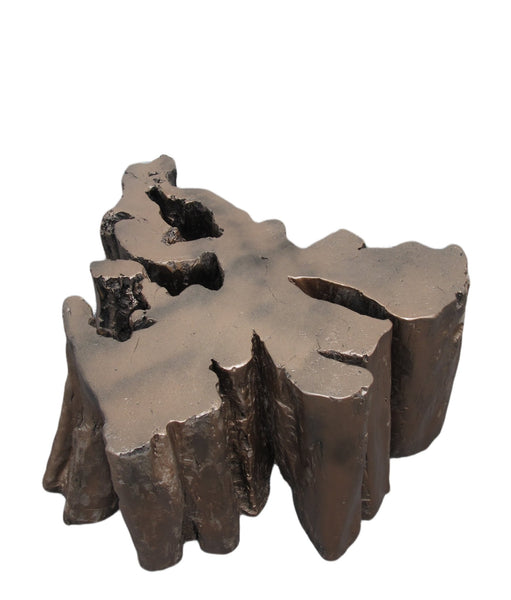 Z - Copper Brown Free Form Teak Root Sculpture Coffee Table 1 - Dyag East