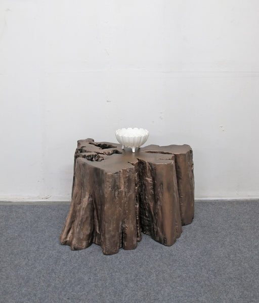 Z - Copper Brown Free Form Teak Root Sculpture Coffee Table 1 - Dyag East