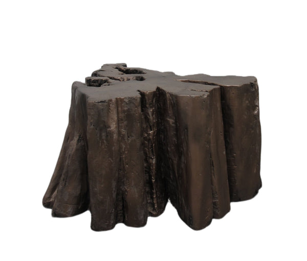 Z - Copper Brown Free Form Teak Root Sculpture Coffee Table 1 - Dyag East