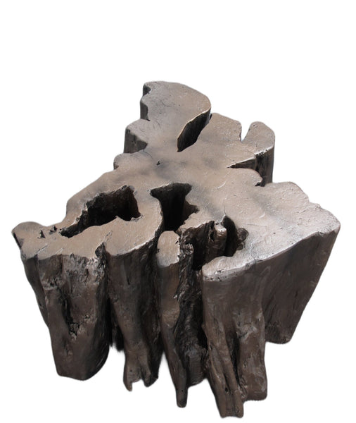 Z - Copper Brown Free Form Teak Root Sculpture Coffee Table 1 - Dyag East