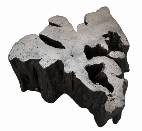 Z - Copper Brown Free Form Teak Root Sculpture Coffee Table 1 - Dyag East
