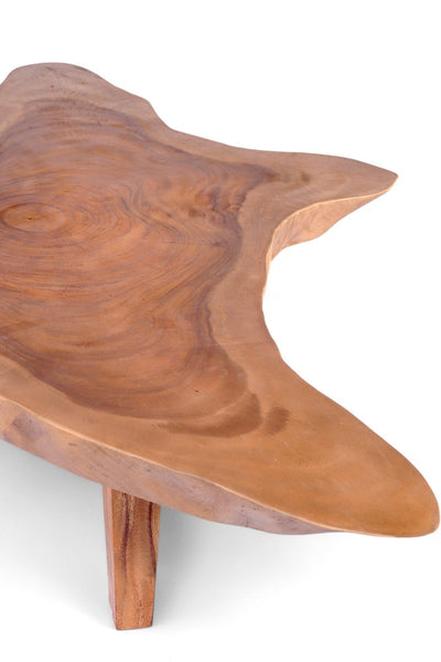 Z - Free Form One Slab Living Edge Coffee Table 7 - Dyag East