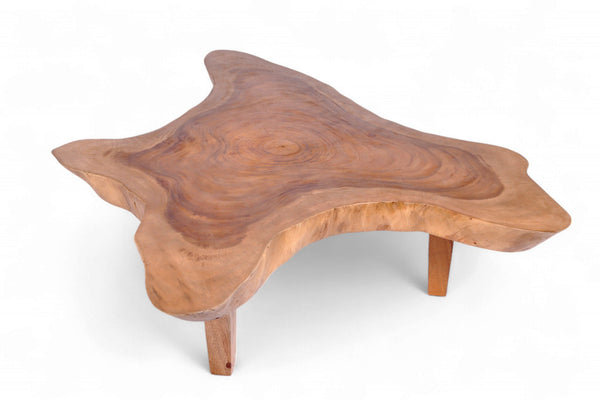 Z - Free Form One Slab Living Edge Coffee Table 7 - Dyag East