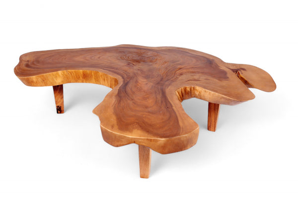 Z - Free Form One Slab Living Edge Coffee Table 8 - Dyag East