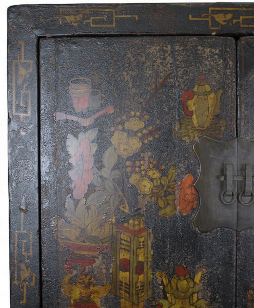 Z - Hand Painted Antique Chinese Cabinet 2 - Dyag East