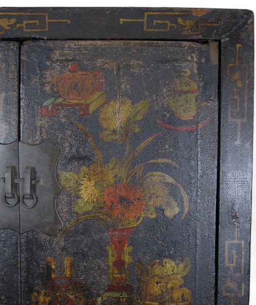 Z - Hand Painted Antique Chinese Cabinet 2 - Dyag East
