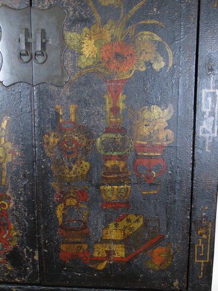 Z - Hand Painted Antique Chinese Cabinet 2 - Dyag East