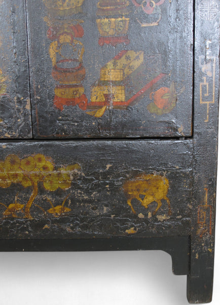 Z - Hand Painted Antique Chinese Cabinet 2 - Dyag East