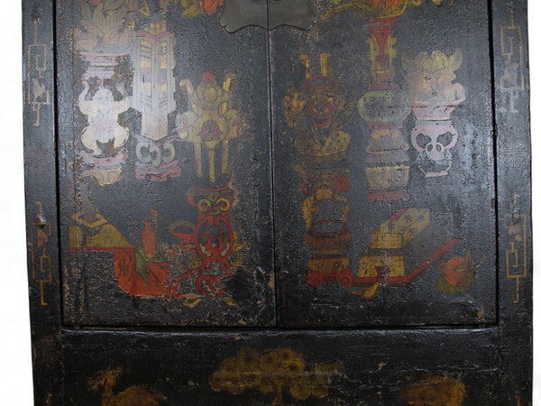 Z - Hand Painted Antique Chinese Cabinet 2 - Dyag East