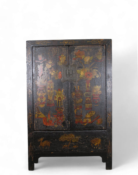 Z - Hand Painted Antique Chinese Cabinet 2 - Dyag East