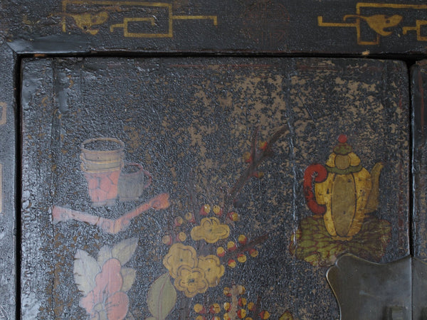 Z - Hand Painted Antique Chinese Cabinet 2 - Dyag East