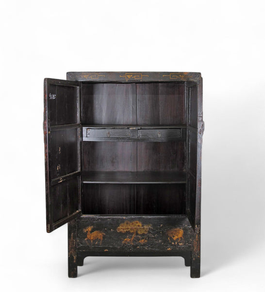 Z - Hand Painted Antique Chinese Cabinet 2 - Dyag East