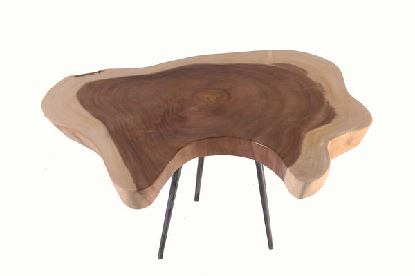 Half Moon Living Edge Accent or Side Table 2 - Dyag East