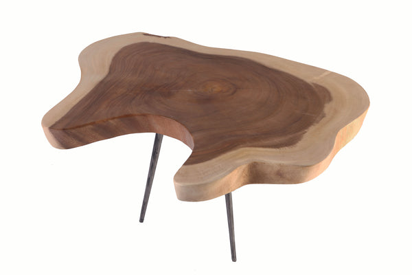 Half Moon Living Edge Accent or Side Table 2 - Dyag East