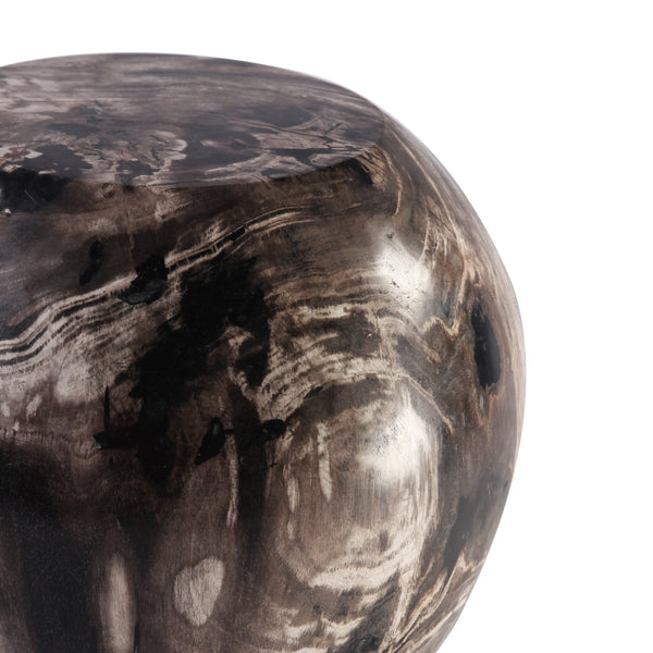 Petrified Wood Stool Accent Table 1 - Dyag East
