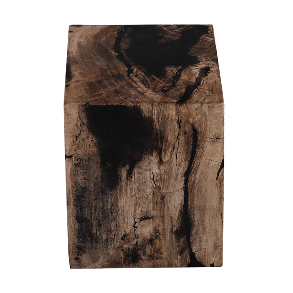 Petrified Wood Stool Accent Table 7 - Dyag East