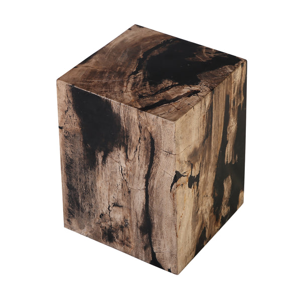 Petrified Wood Stool Accent Table 7 - Dyag East