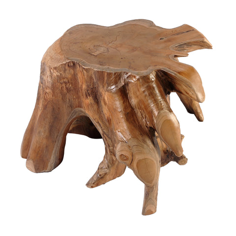 Nature Teak Root Accent or Side Table or Stool 4 - Dyag East