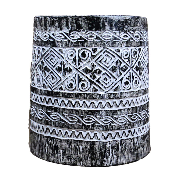 Black Balinese Accent or Side Table - Dyag East