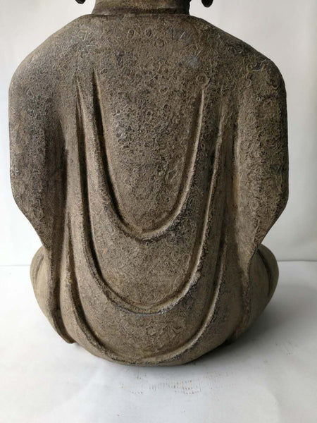 Hand Carved Stone Buddha Status