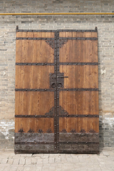 8.6 Feet Tall Large Vintage Chinese Door - Dyag East