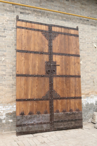 8.6 Feet Tall Large Vintage Chinese Door - Dyag East