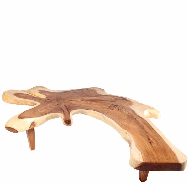 95" Long Free Form One Slab Living Edge Coffee Table 10 - Dyag East