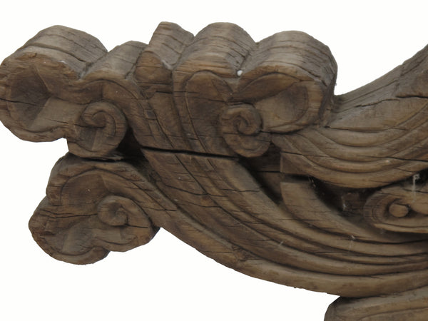 Antique Chinese Hand Carved Wood Architectural Ornament - Dyag East