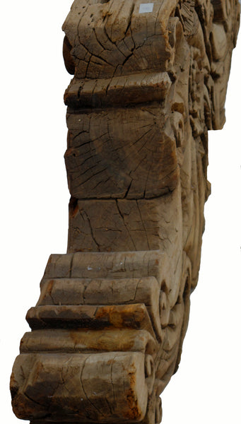 Antique Chinese Hand Carved Wood Architectural Ornament - Dyag East