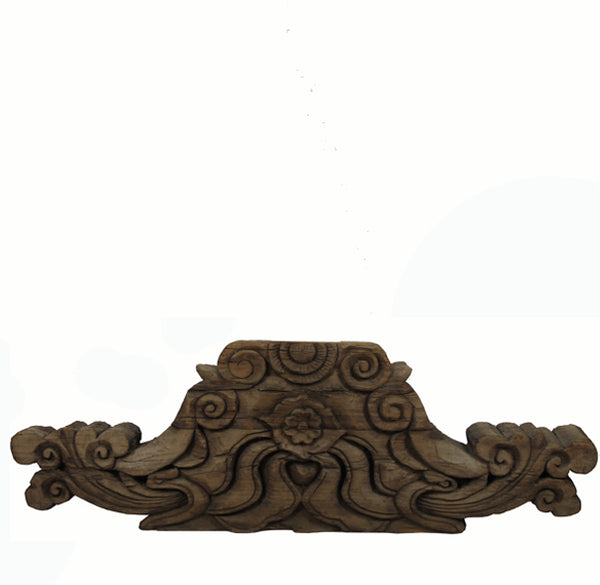 Antique Chinese Hand Carved Wood Architectural Ornament - Dyag East