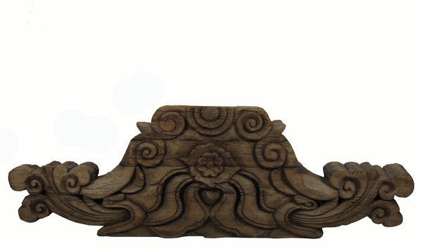 Antique Chinese Hand Carved Wood Architectural Ornament - Dyag East