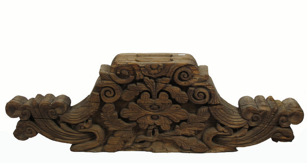 Antique Chinese Hand Carved Wood Architectural Ornament - Dyag East
